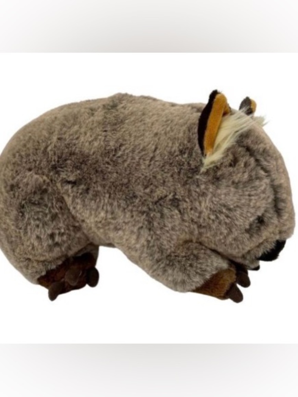 Mink plush Plush Brown Wombat Stuffed Animal Rosie